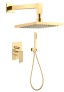Душевая система встраиваемая Webert Pegaso PE890103010, золото