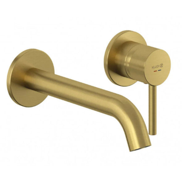 Смеситель KLUDI BOZZ 38245N076 для раковины настенный встраиваемый внешняя часть