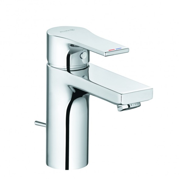 Смеситель KLUDI ZENTA SL 482900565 для раковины на одно отверстие однорычажный с донным клапаном