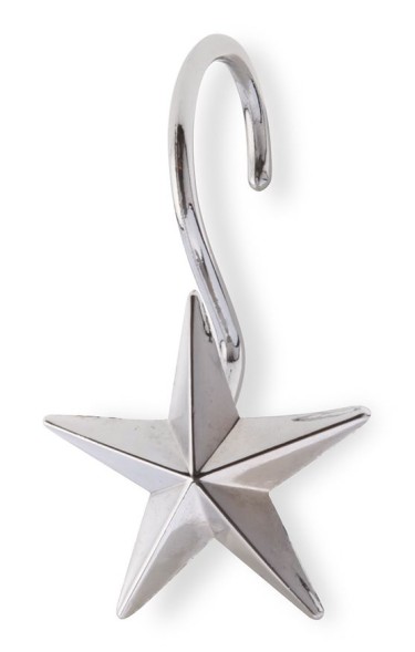 Stil Haus, крючок для занавески для душа, цвет хром