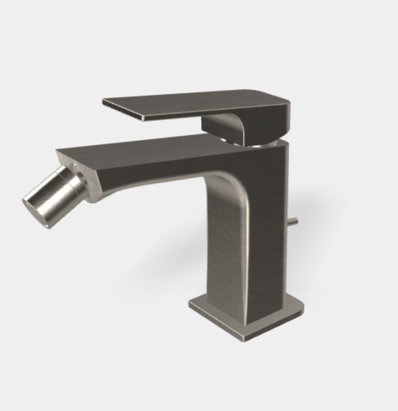 Смеситель для биде, Fima Carlo Frattini, Fit, цвет-никель брашированный F3382SN