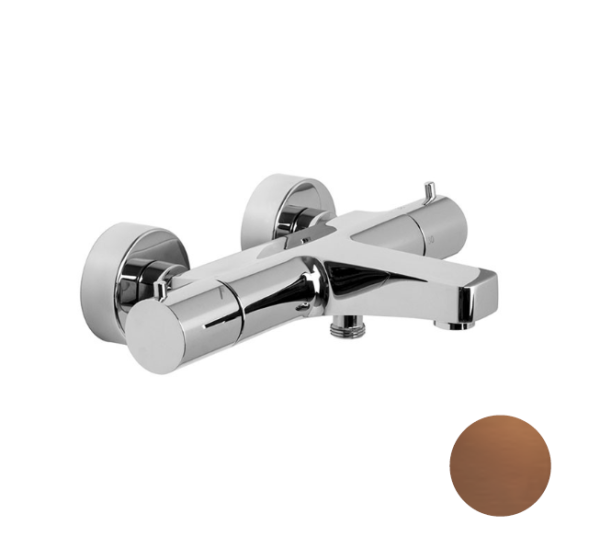 Смеситель для ванны и душа, Fima Carlo Frattini, Fimatherm, цвет-бронза брашированная янтарная F4274/1ZS