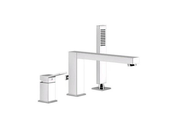 Gessi Смеситель для ванны и душа, Rettangolo K, цвет медь матовая  53037#708