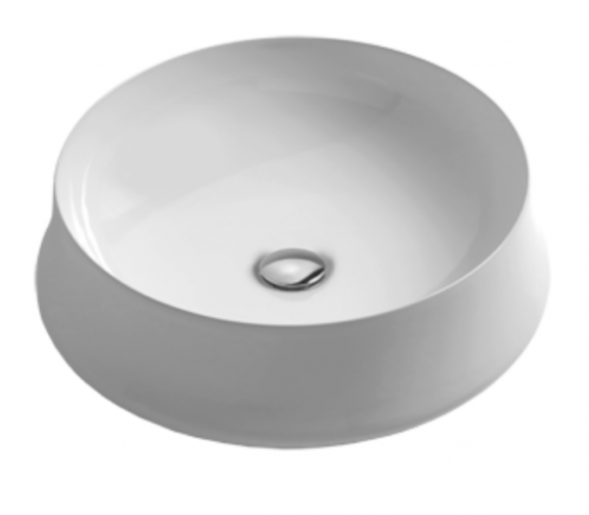Раковина SIMAS SHARP накладная без отверстий цвет белый SH01