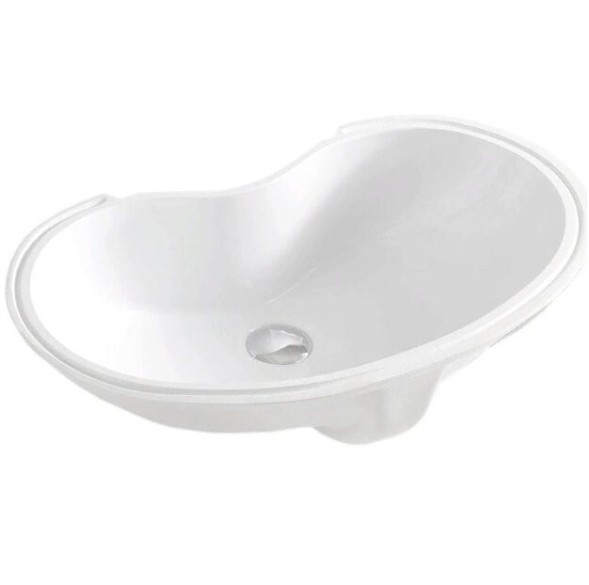 Раковина Artceram Idea встраиваемая снизу без отверстий цвет белый IDL001 01 00