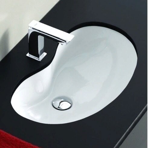 Раковина Artceram Idea встраиваемая снизу без отверстий цвет белый IDL001 01 00