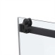 Vincea Душевая дверь Комо Софт (Como Soft) VDS-1CS110CLB, 1100, черный, стекло прозрачное