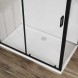 Vincea Душевой уголок Сити (City) VSR-5CT9012CLB, 1200*900, черный, стекло прозрачное