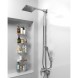 Paini 50CR759TCASQET9 Душевой набор Милано верхний душ, шланг, держатель, хром