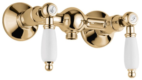 Emmevi Deco Ceramic, двухрычажный смеситель для душа, без набора для душа, бронза 121002/BR