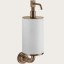 Gessi Дозатор для жидкого мыла, VENTI20, шгв 75*136*254, цвет дозатора брашированный никель  белый  65413#149