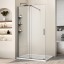 Vincea Душевая перегородка Волк-Ин (Walk-In) VSW-1WSL120CLGM, 1200*2000, вороненая сталь, стекло прозрачное