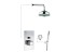 Emmevi Siris душевой комплект 470CR, цвет хром 470CR