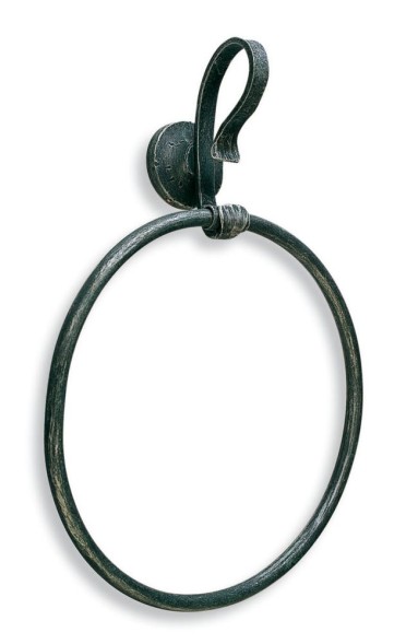 Stil Haus Flora, полотенцедержатель - кольцо, цвет античный черный