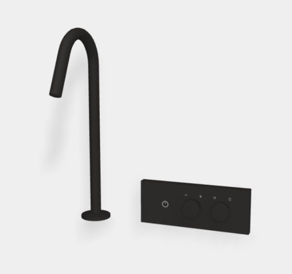 Смеситель для раковины, Fima Carlo Frattini, Switch ON, цвет-черный матовый F5951CNS