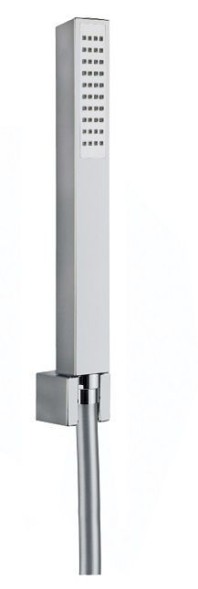 Fiore Shower, набор для душа: 1-режимный ручной душ, шланг 150 см, держатель ручного душа, цвет хром