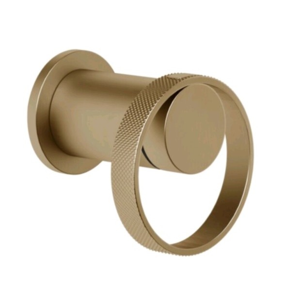 Gessi Смеситель для душа, Anello, на 1 потребитель, цвет брашированная теплая бронза  63361#726
