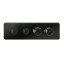 Gessi Смеситель для душа, Hi Fi Eclectic, на 2 потребителя, цвет черный металл  65222#706