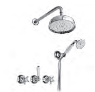 Nicolazzi Душевая стойка Half Dome 1433EXT CR 18 цвет хром