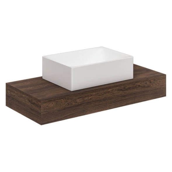 Раковина Scarabeo SKINNY накладная без перелива без отверстий цвет белый 5413