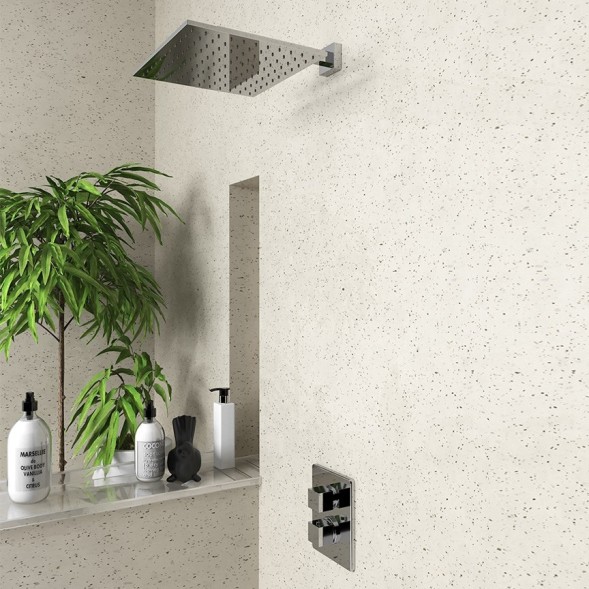 Paini 84CR690TH Смеситель для душа Дакс-Р с термостатом, встраиваемый, хром