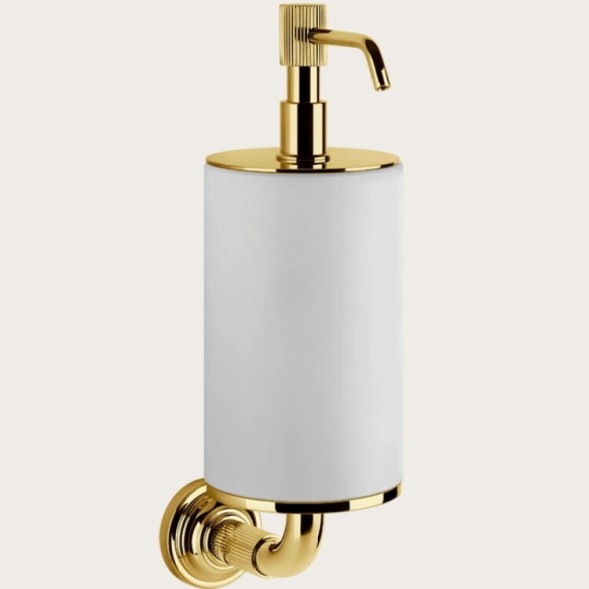 Gessi Дозатор для жидкого мыла, VENTI20, шгв 75*136*254, цвет дозатора золото #белый  65413#246