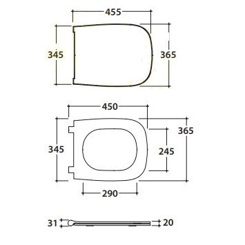 Сиденье с крышкой GLOBO GENESIS с микролифтом цвет белый GN022BI