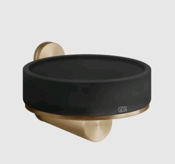 Gessi Мыльница, 316, шгв 115*127.5*75, цвет черный матовый#белый  54701#299