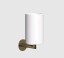 Gessi Стакан, Anello, шгв 75*107*171, цвет стакана  белый, цвет держателя  латунь  63707#710