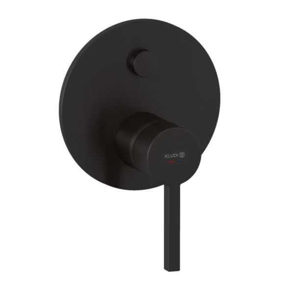 Смеситель KLUDI NOVA FONTE Puristic 20759N215 для ванны и душа встраиваемый внешняя часть с автоматическим переключателем воды PUSH&amp;SWITCH