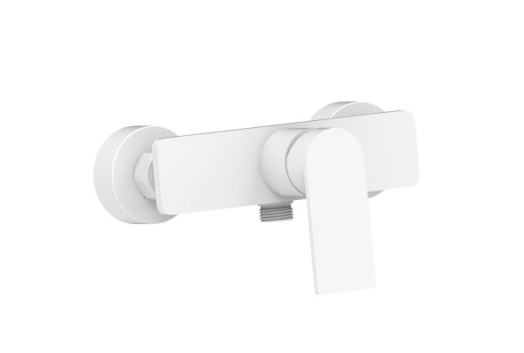 AQG Alpha, однорычажный смеситель для душа без набора для душа, цвет белый матовый