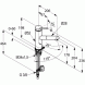 Смеситель KLUDI TANGENTA 44991F875 для кухни с выдвижным изливом