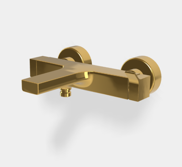 Смеситель для ванны, Fima Carlo Frattini, Zeta, цвет-золото F3964/1OR