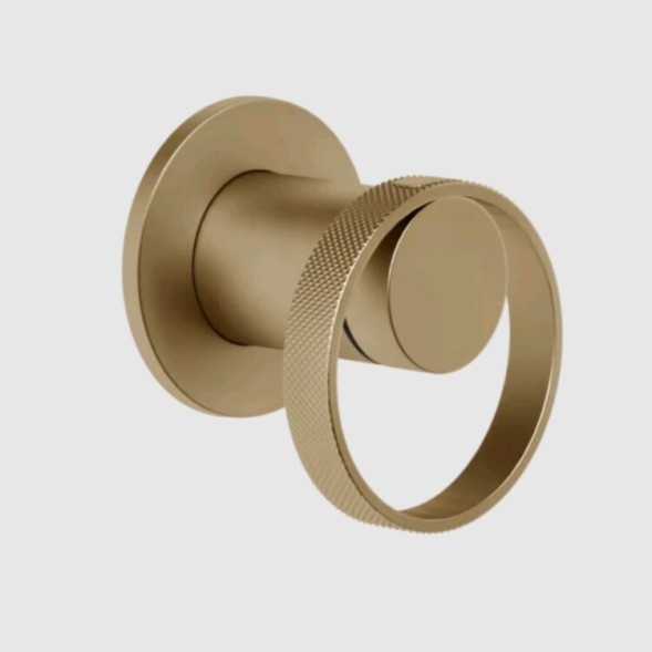 Gessi Смеситель для душа, Anello, на 1 потребитель, цвет брашированная теплая бронза  63409#726