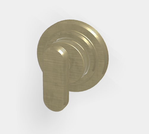 Смеситель для душа, Fima Carlo Frattini, Park Lane, на 1 потребитель, цвет-шампань брашированная F1303N1HS