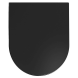 Сиденье для унитаза ISVEA Infinity VEA Rondo F50  ШГ 365*445 цвет черный матовый 40KF0521I