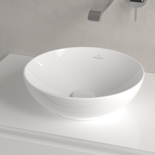 Villeroy&amp;Boch Раковина, Loop&amp;Friends, шгв 380*380*120, отверстия для смесителя-отсутствуют, CeramicPlus, цвет-альпийский белый 4A4500R1