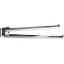 Полотенцедержатель COLOMBO DESIGN BASICQ B3712 двойной цвет хром