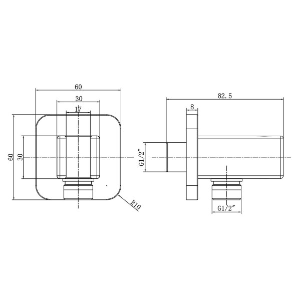Vincea Душевой комплект Инспаер (Inspire) VSFW-3I21MT4GM встраиваемый, термостат, двухрежимный, вороненая сталь