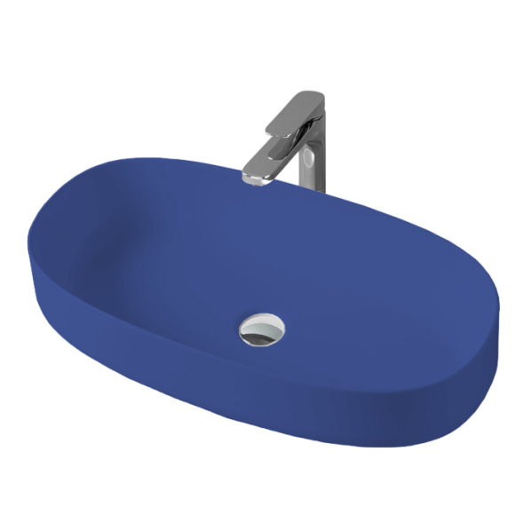 Раковина Artceram Cognac Quadro  цвет Blue sapphire COL005 16 00