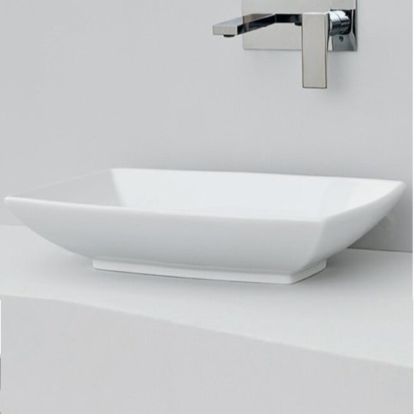 Раковина Artceram Jazz  накладная без отверстий  цвет белый матовый JZL002 05 00