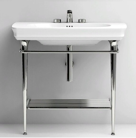 Консоль Artceram Civitas металлическая для раковины цвет хром CIA008 71