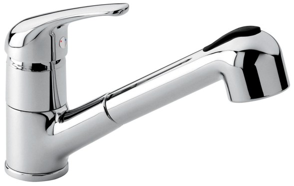 Emmevi Ambra, смеситель с вытяжным изливом для кухни, цвет хром 9065/CR