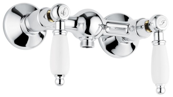 Emmevi Deco Ceramic, двухрычажный смеситель для душа, без набора для душа, хром 121002/CR