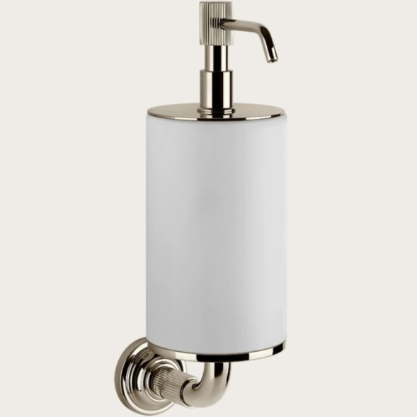 Gessi Дозатор для жидкого мыла, VENTI20, шгв 75*136*254, цвет дозатора латунь#белый  65413#710