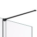 Vincea Душевая перегородка Волк-Ин (Walk-In) VSW-1WSL120CGB, 1200*2000, черный матовый, стекло тонированное
