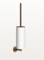 Gessi Ёршик, Ingranaggio, шгв 76*107*469, цвет колбы белый, цвет колбы#держателя белый#медь брашированная