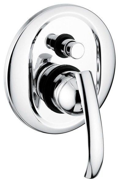 Emmevi Внутристенный смеситель Dakota на 2 выхода, цвет хром 73019CR