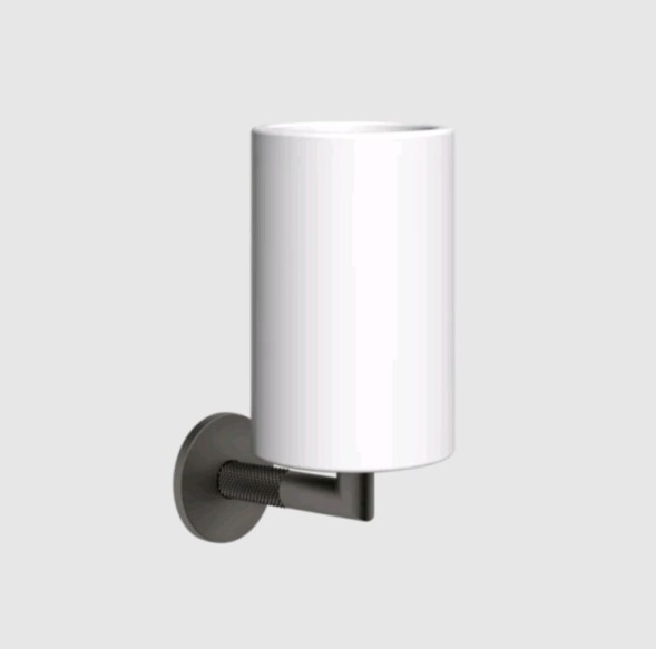 Gessi Стакан, Anello, шгв 75*107*171, цвет стакана  белый, цвет держателя  медь  63707#030