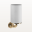 Gessi Стакан, VENTI20, шгв 75*114*182, цвет стакана#держателя белый#брашированный никель l